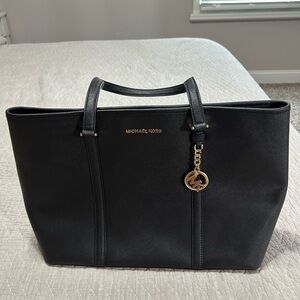 Michael Kors Black Saffiano Leather Tote